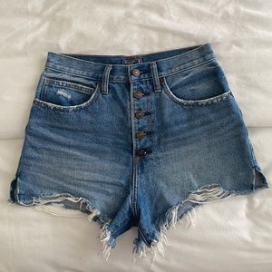 High-Rise Jean Shorts